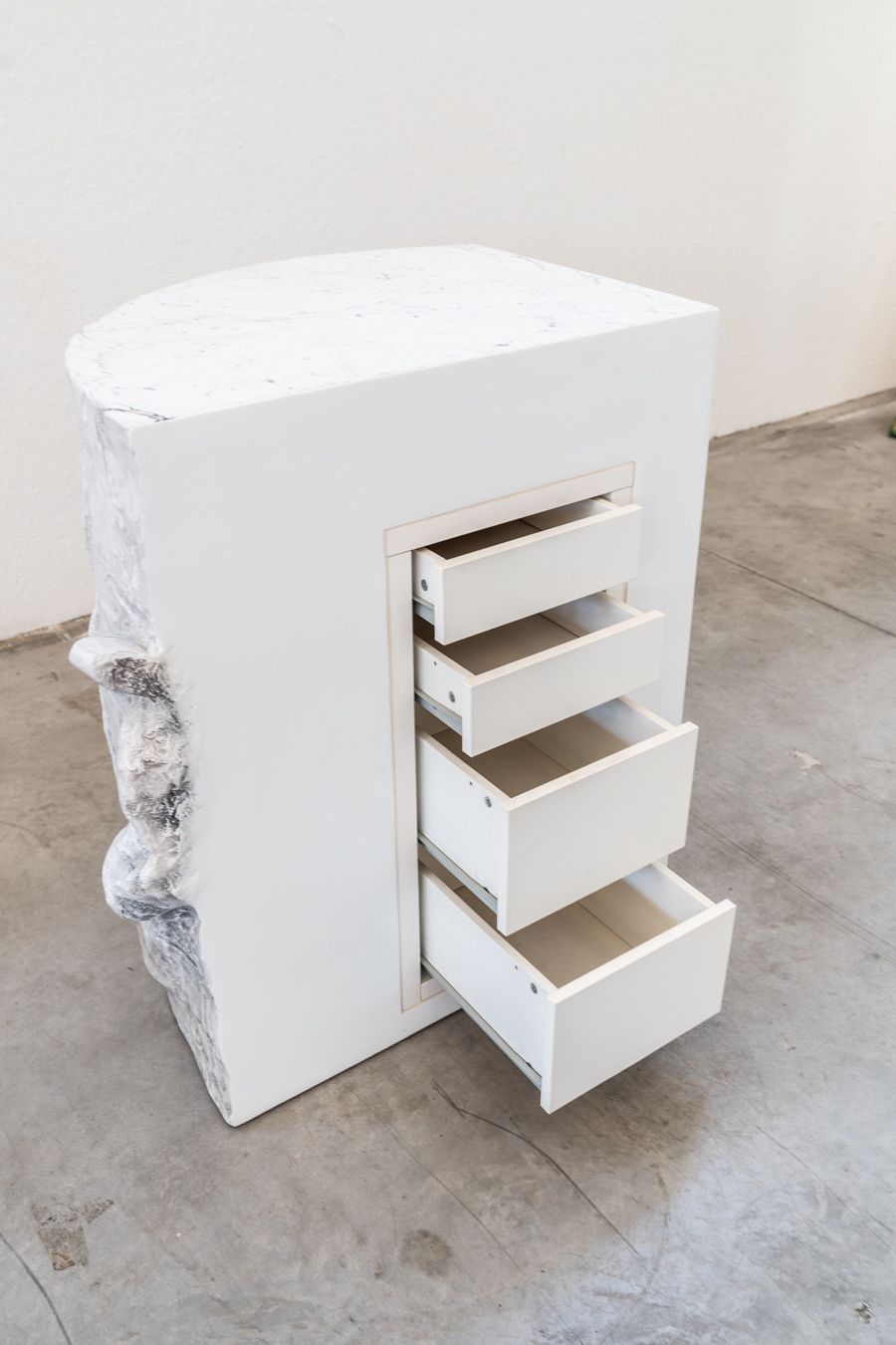 photo buy Carrara Marble Sculpture With Drawers