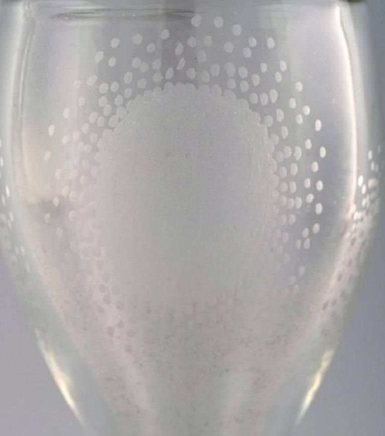 Bengt Orup, Johansfors Art Glass Vase Designed In The 1950s photo furniture