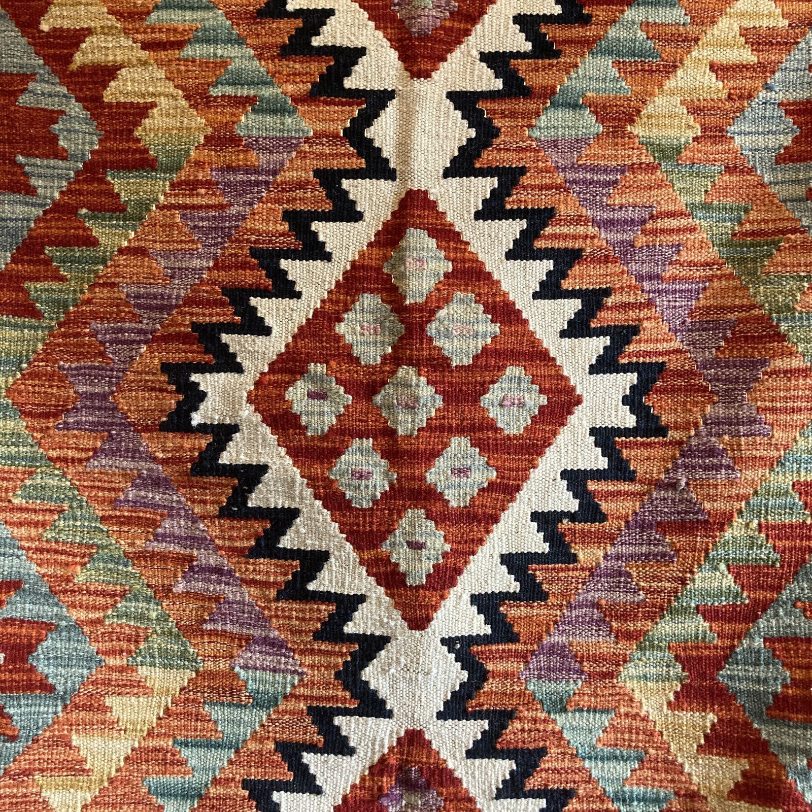 Vintage Turkish Anatolian Kilim, Circa 20th Century photo furniture