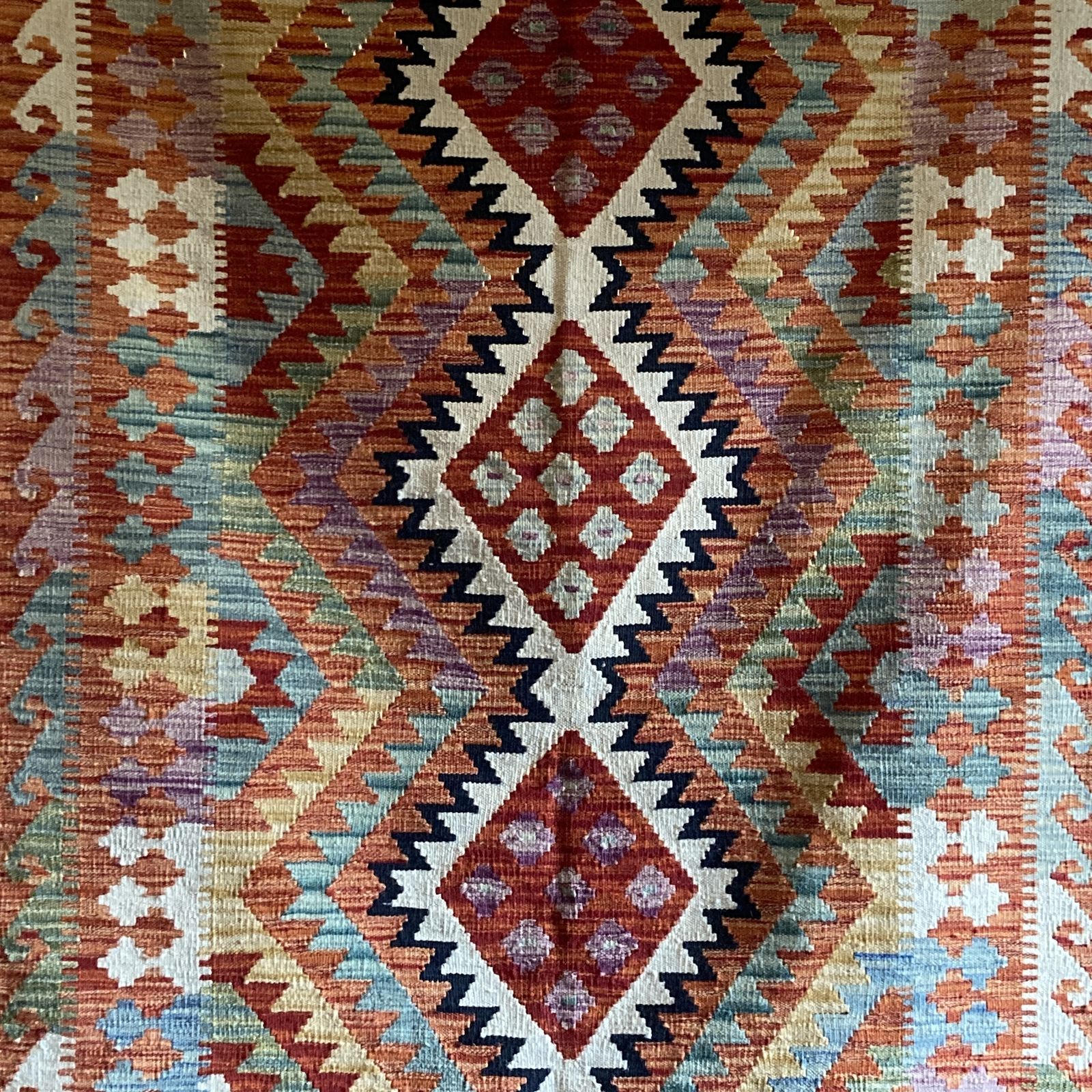 Vintage Turkish Anatolian Kilim, Circa 20th Century photo for sale