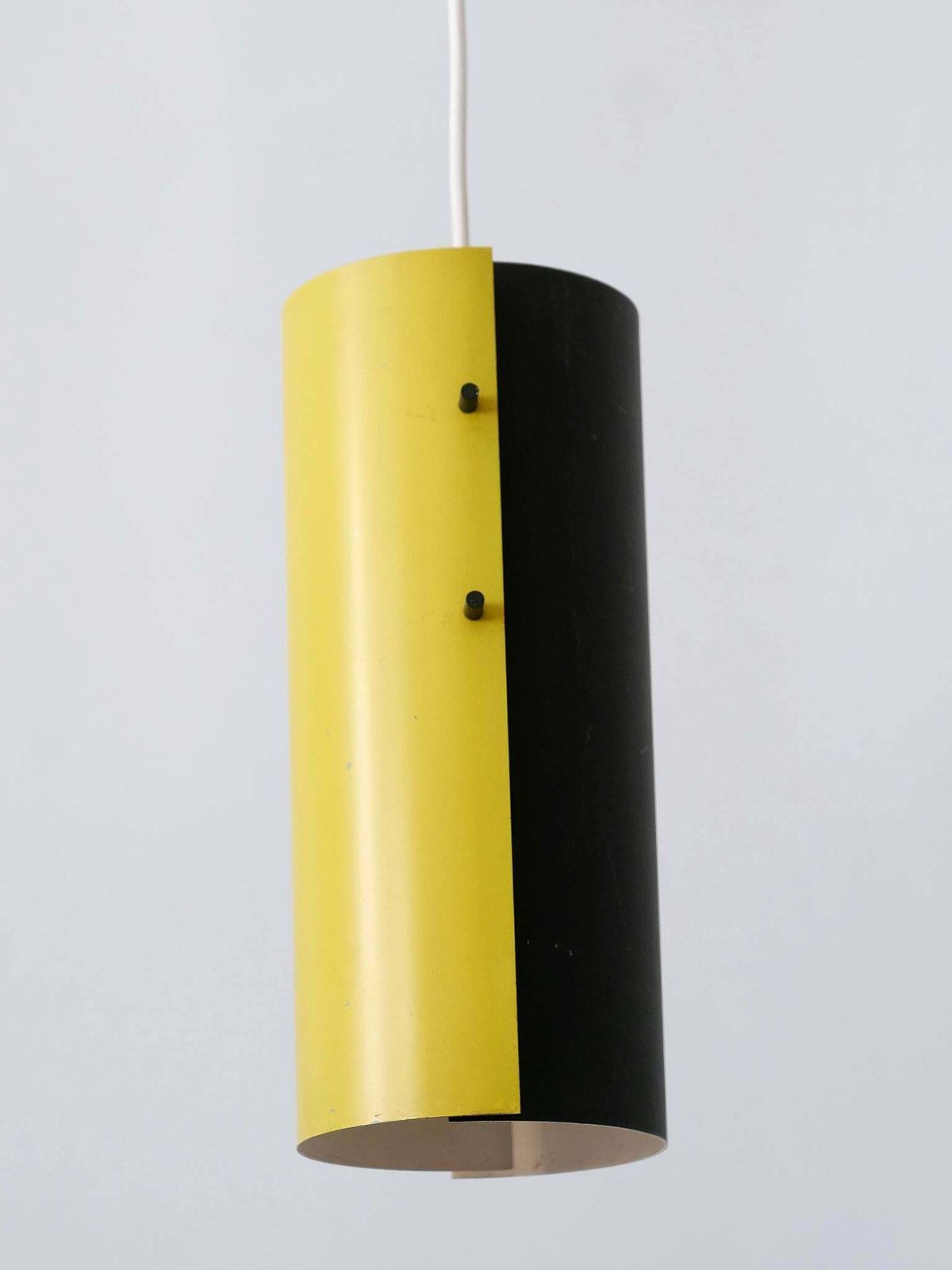 photo furniture Lovely Midcentury Modern Bi Colour Pendant Lamps Or Hanging Lights Germany 1960s