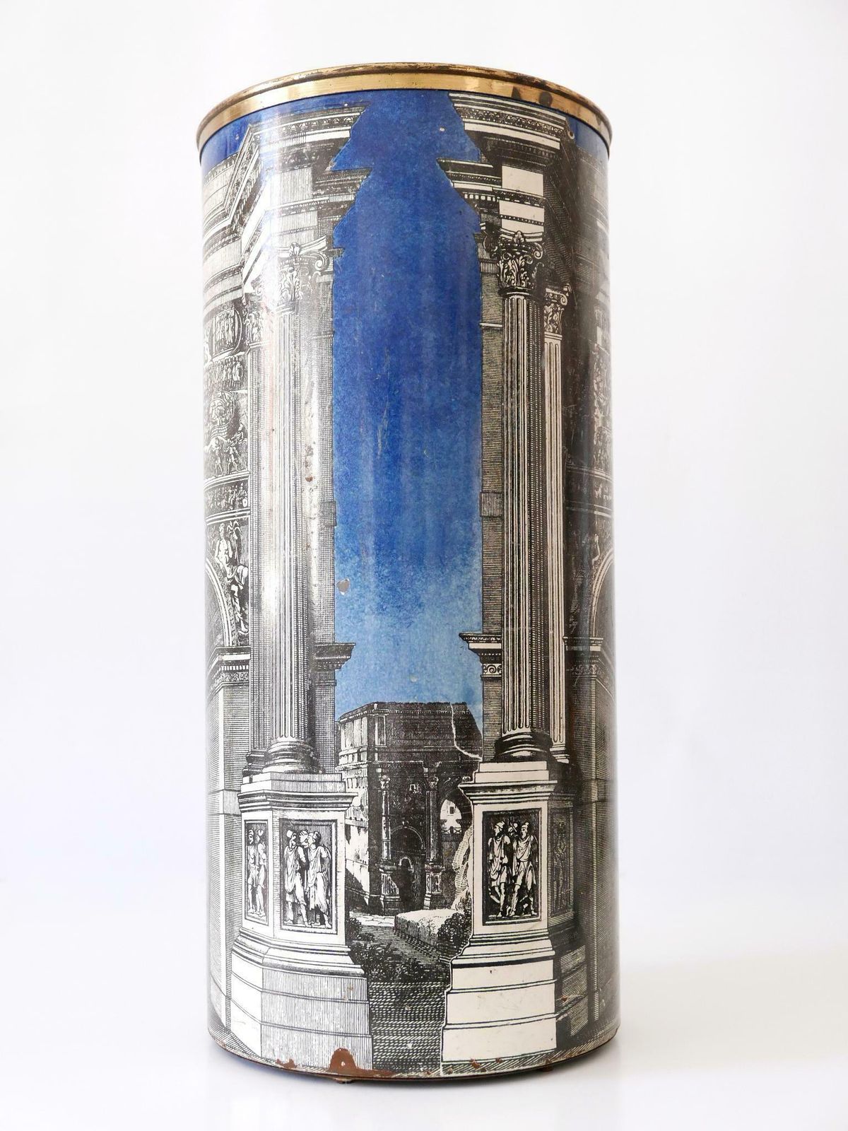 photo furniture Early Mid Century Modern 'Roman Arch' Umbrella Stand By Piero Fornasetti 1950s