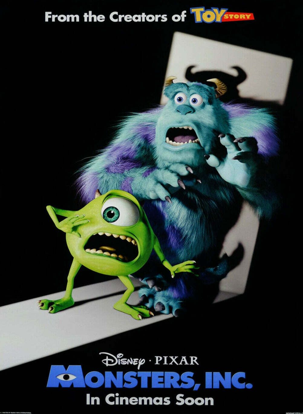 Monsters Inc. Original Vintage Poster