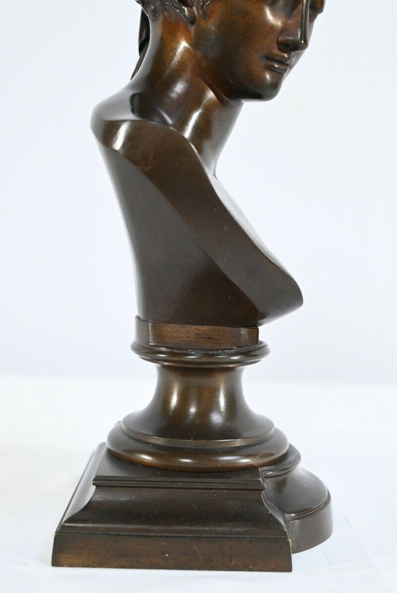 1595.47 Bronze Bust Of Diane De Poitiers, After J.Goujon   Late 19th Century photo