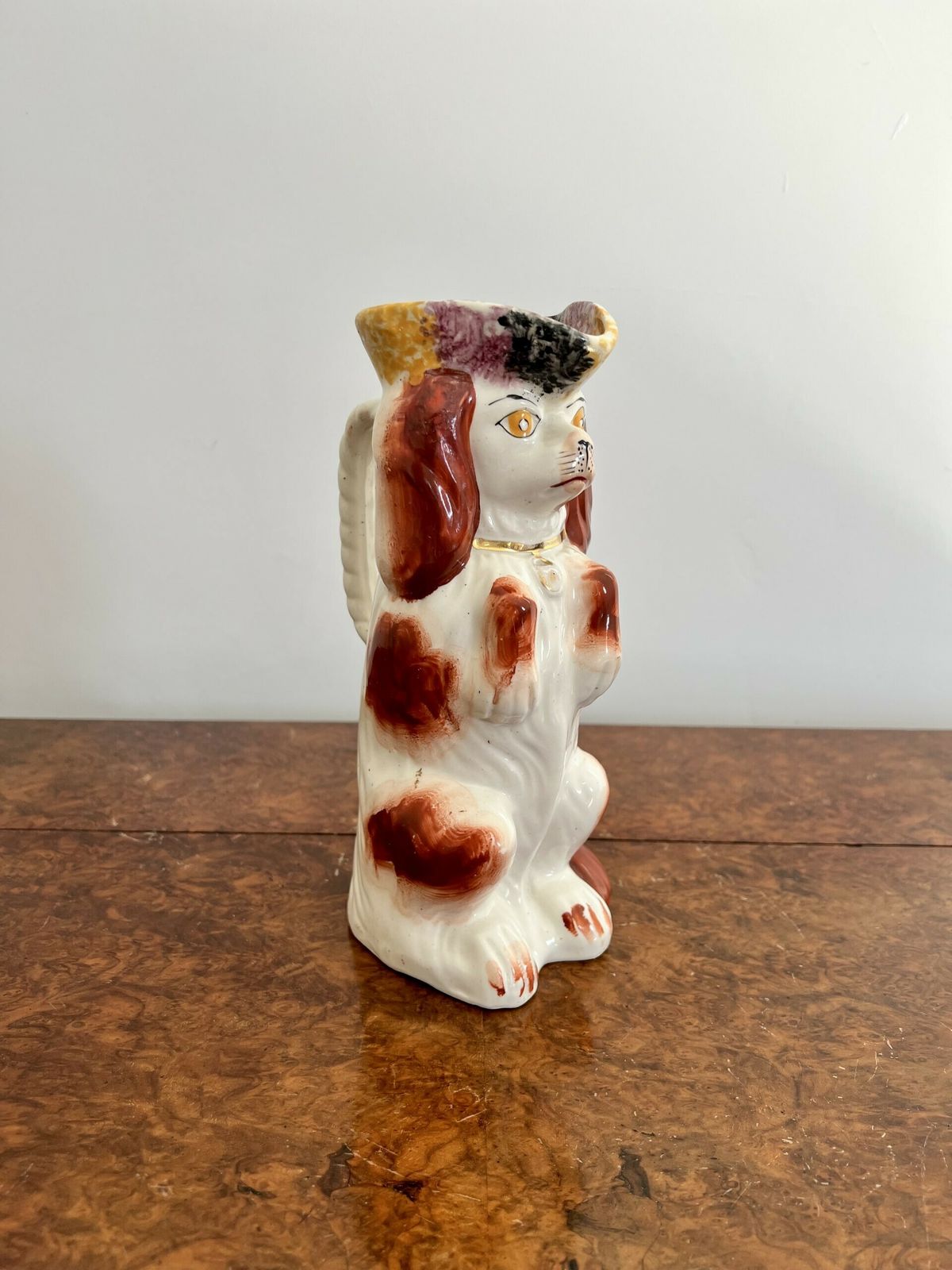 Victorian Staffordshire Toby Jug Of A Spaniel photo for sale