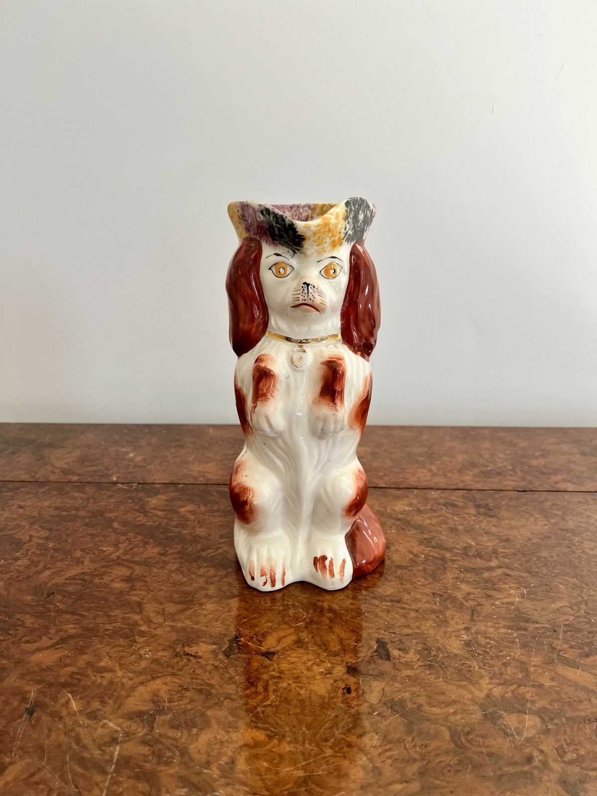 Victorian Staffordshire Toby Jug Of A Spaniel photo vinterior