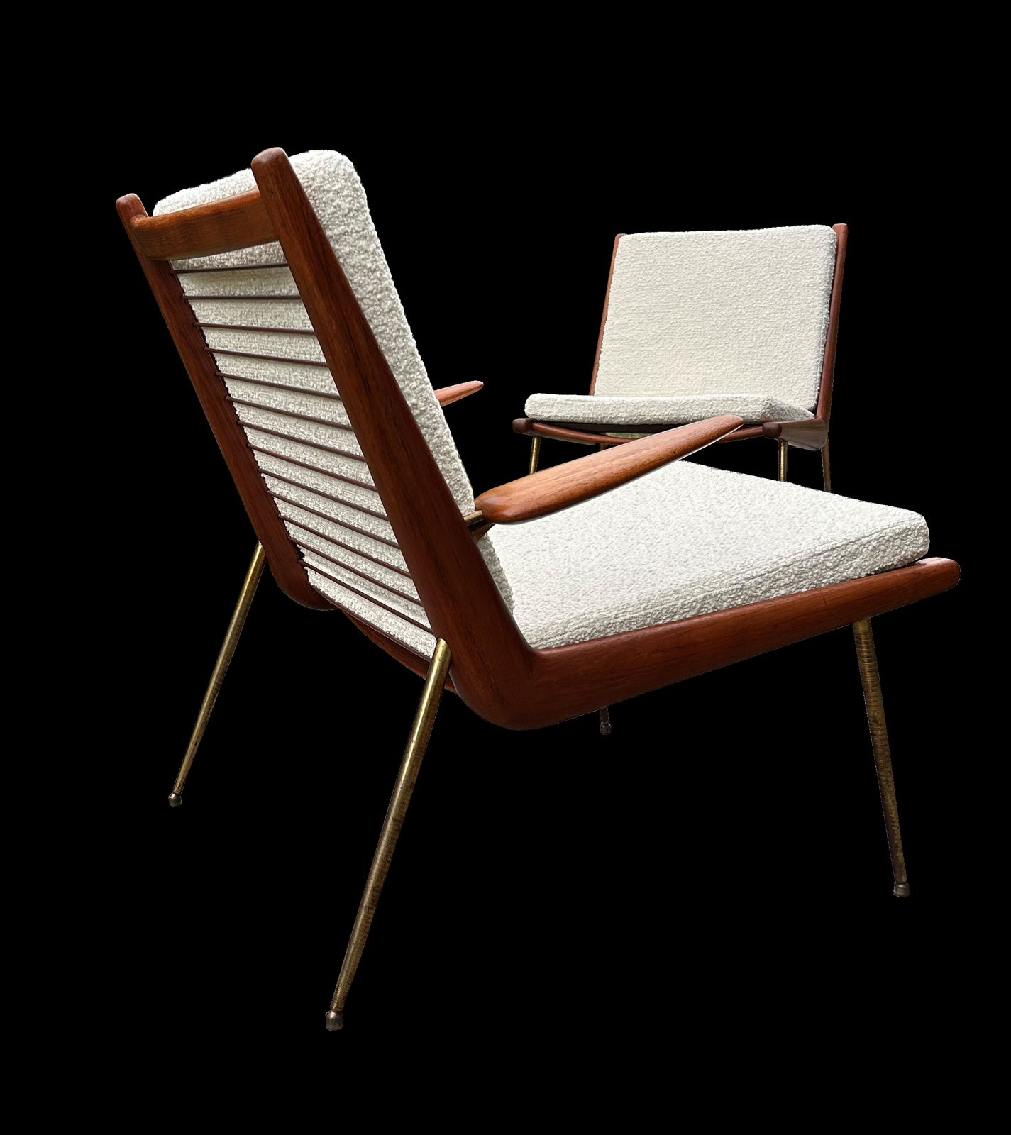 Boomerang Chair With Arms By Peter Hvidt And Orla Molgaard Nielsen For France & Son photo for sale