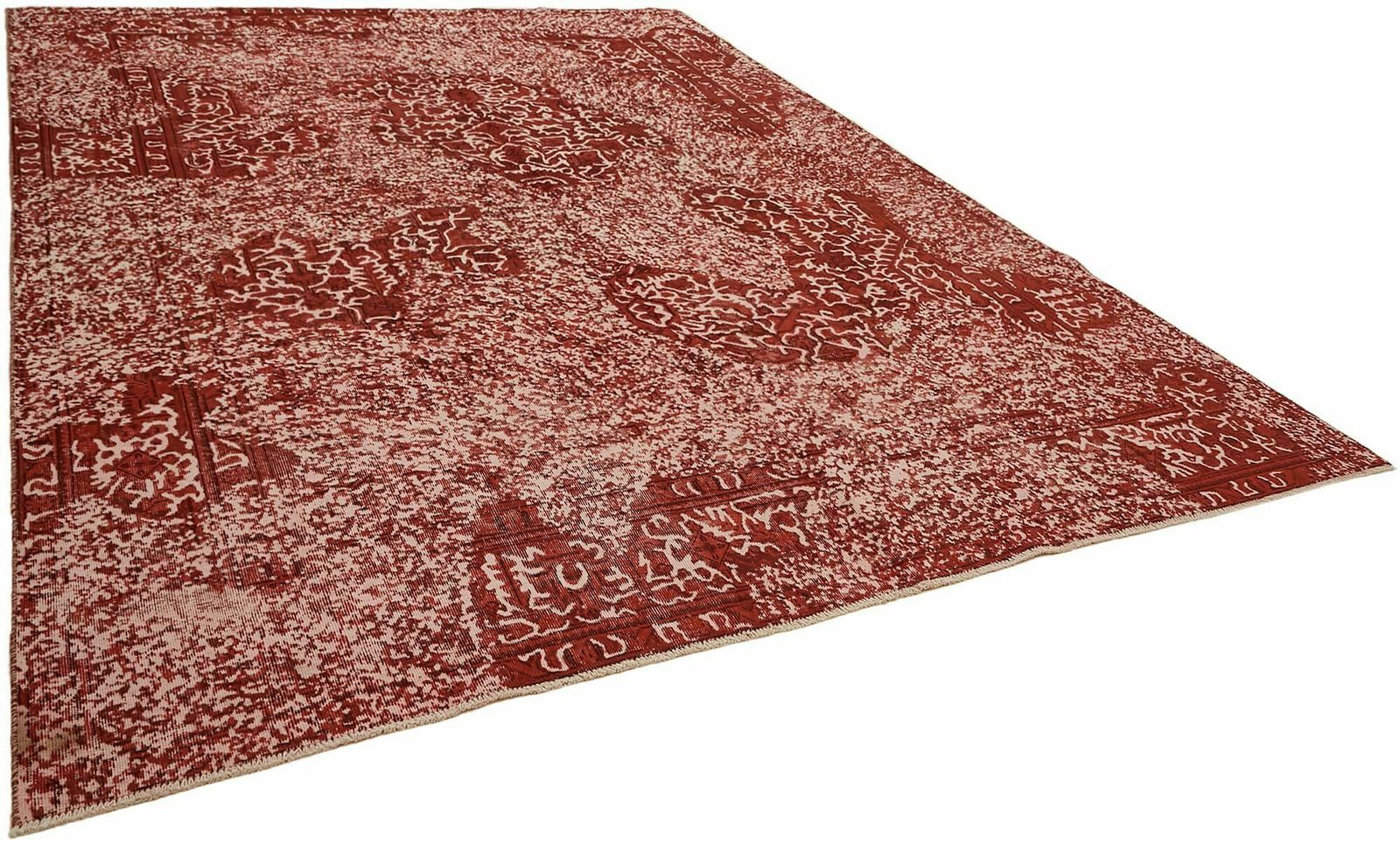 Handmade Red Vintage Large Area Rug, Late 20th Century ( 377 X 285 Cm ) photo furniture