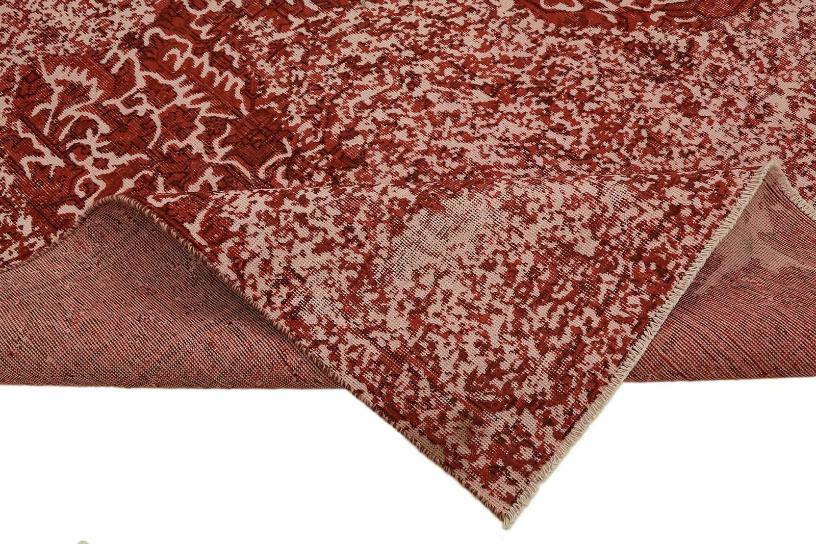 Handmade Red Vintage Large Area Rug, Late 20th Century ( 377 X 285 Cm ) photo vinterior