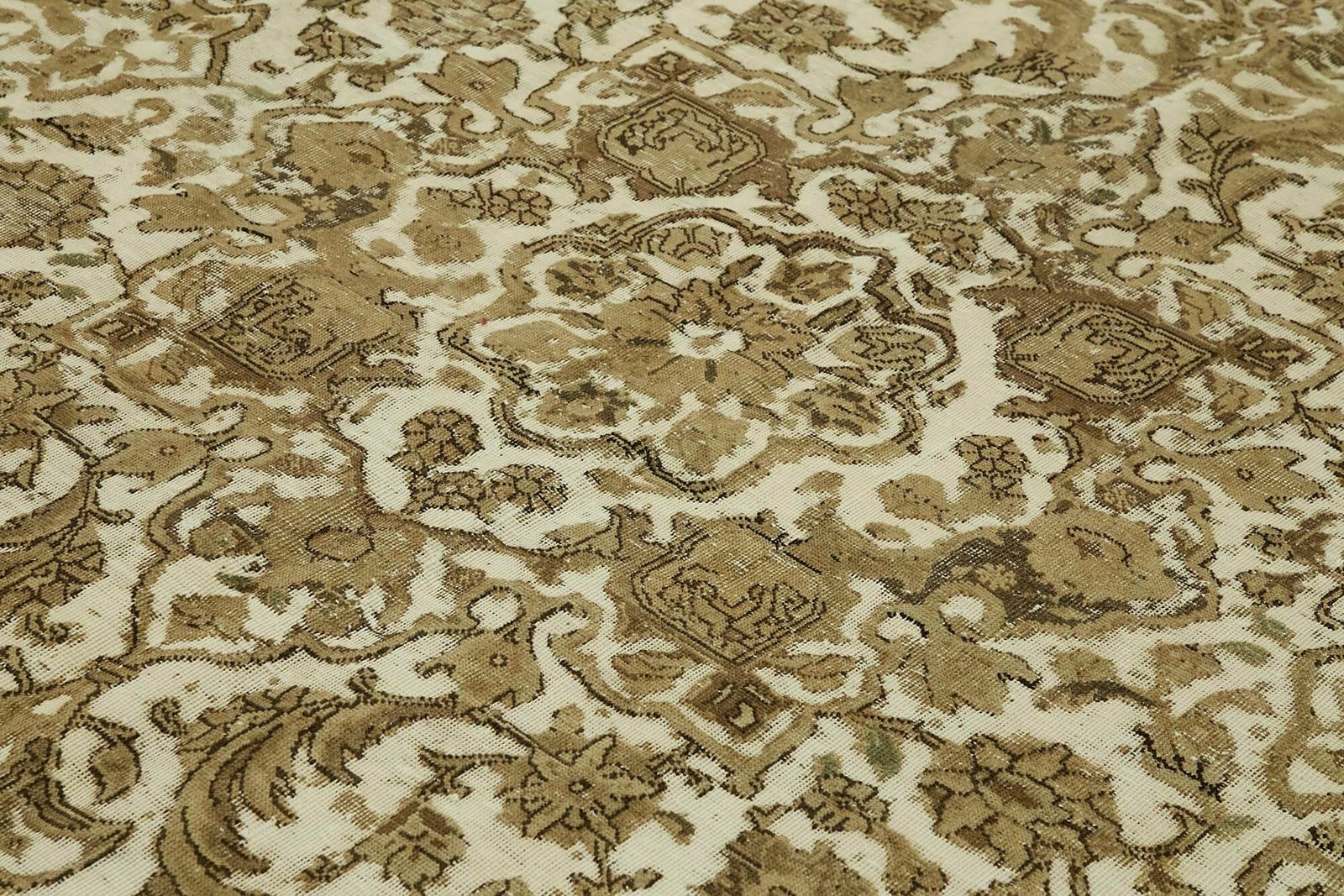 Handmade Decorative Beige Vintage Large Area Rug ( 380 X 284 Cm ) photo 3464.0