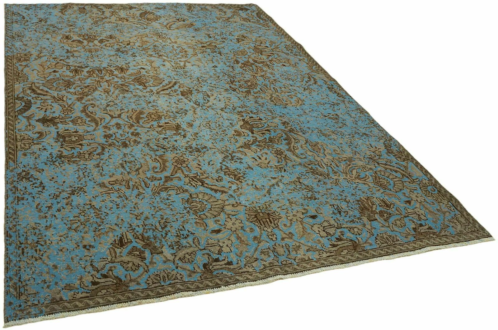 Handmade Grey Over Dyed  1980's Area Rug ( 273 X 203 Cm ) photo furniture