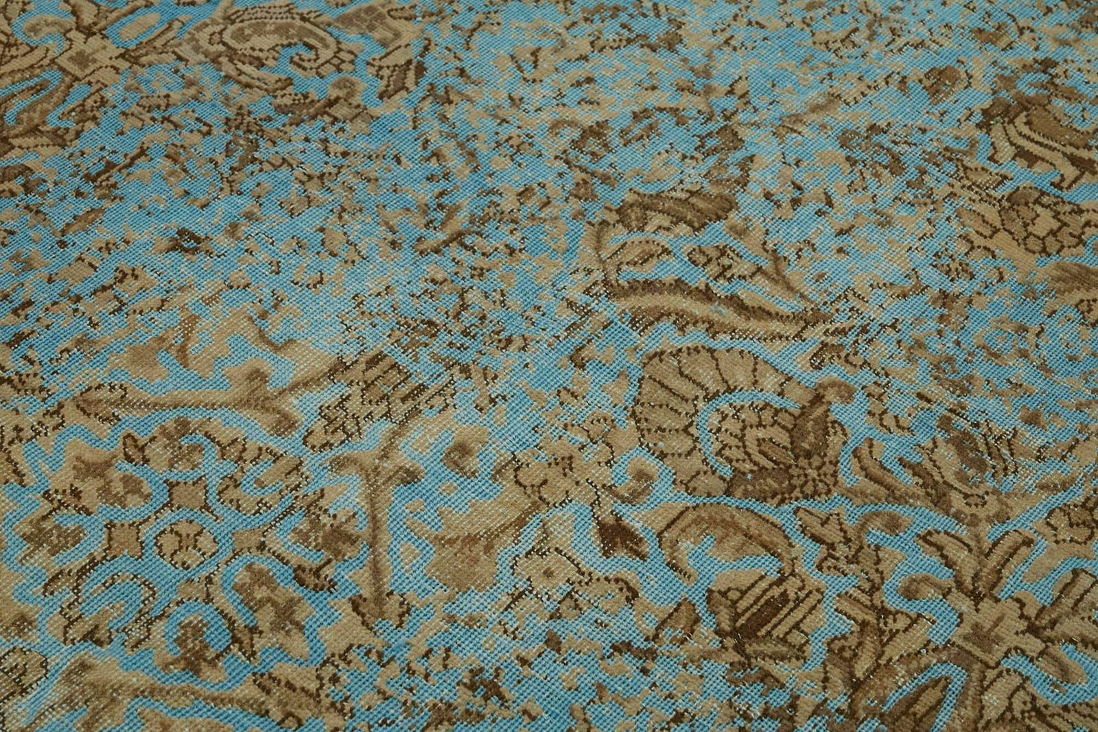 Handmade Grey Over Dyed  1980's Area Rug ( 273 X 203 Cm ) photo 1785.0