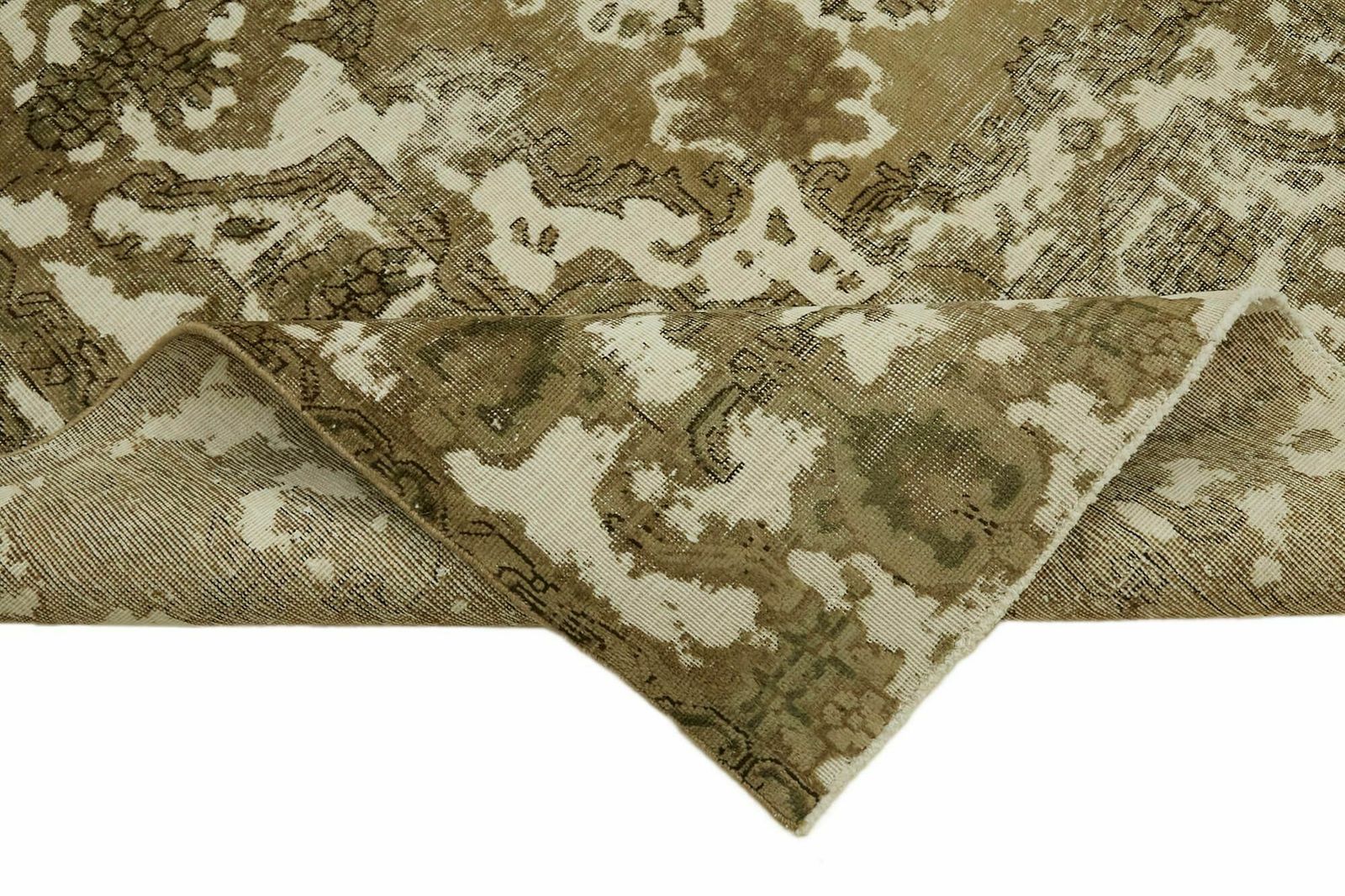 Handmade Decorative Beige Vintage Area Rug ( 355 X 285 Cm ) photo vinterior