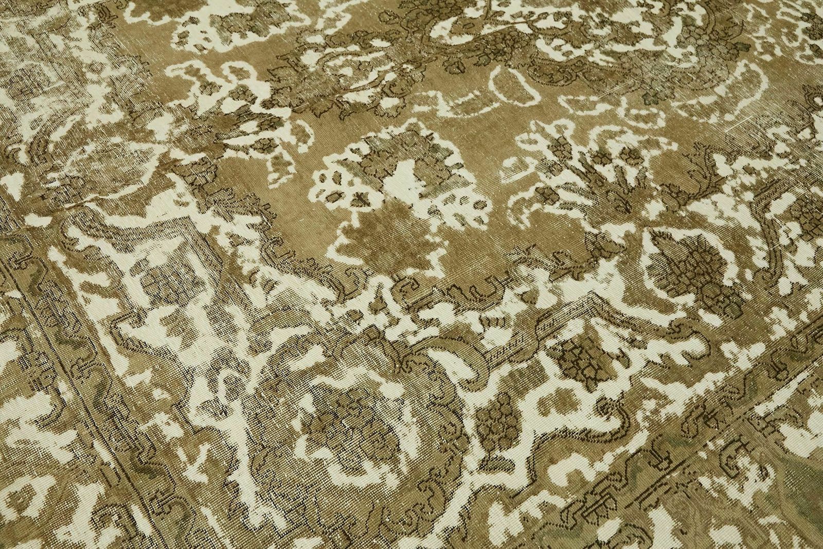photo furniture Handmade Decorative Beige Vintage Area Rug ( 355 X 285 Cm )