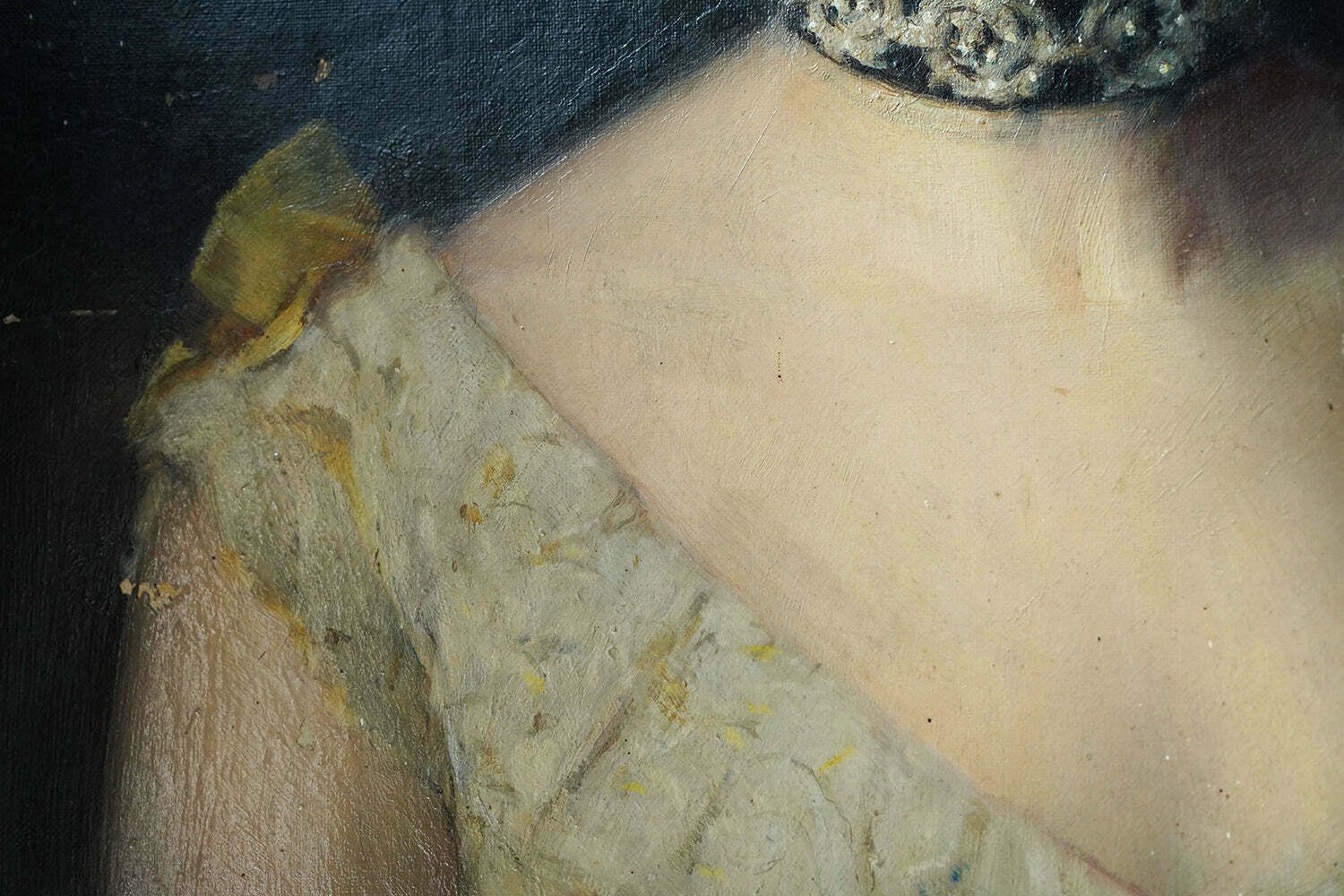 1200.0 Robert Edward Morrison (1852 1925); A Good Oil On Canvas Portrait Of A Lady Dated To 1889 photo