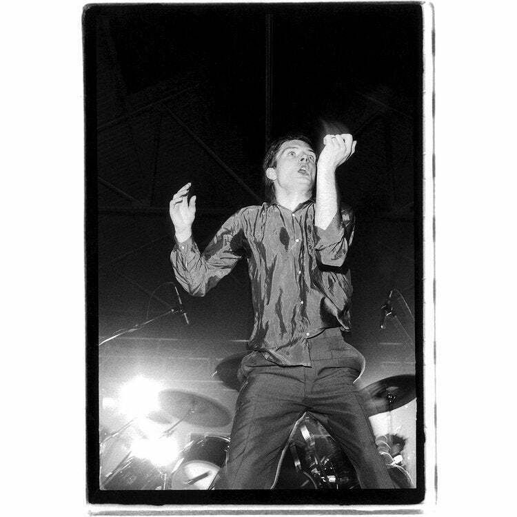 Ian Curtis Performing At The Futurama One Festival