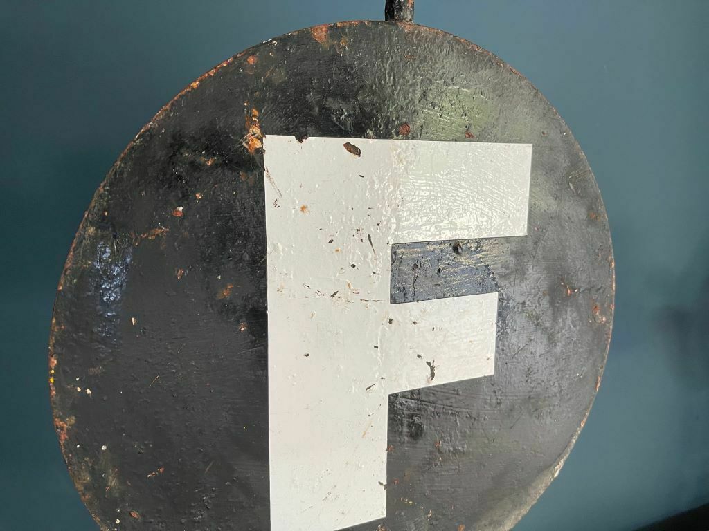Mid Century Hand Painted Fairground Ride Sign – Final photo furniture