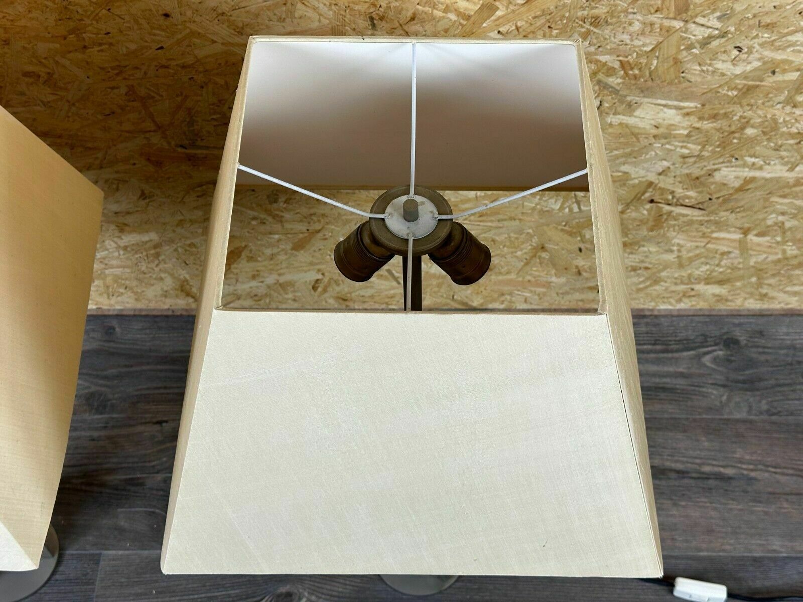 1271.0 2x 60s 70s Xl Table Lamp Table Lamp Aluminum Metal Space Age Design photo