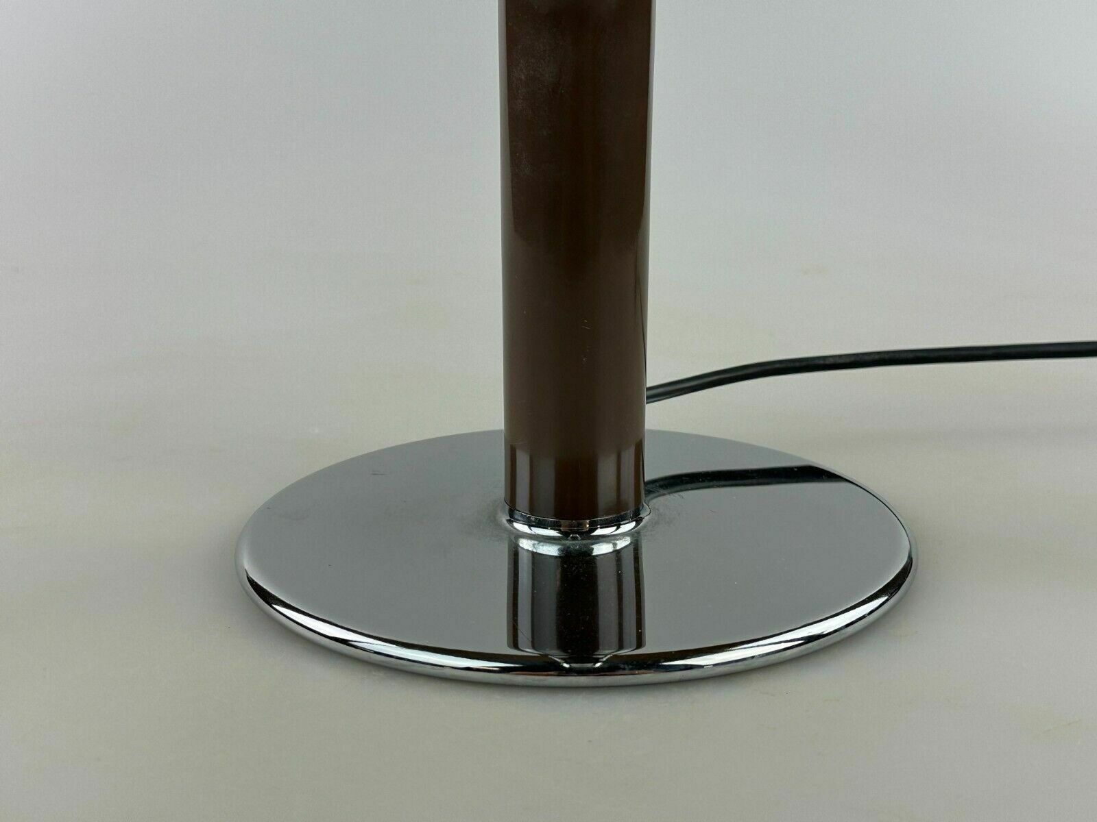 60s 70s Table Lamp Ingo Maurer Gulp Tube Lamp Chrome Metal Space Age photo vintage