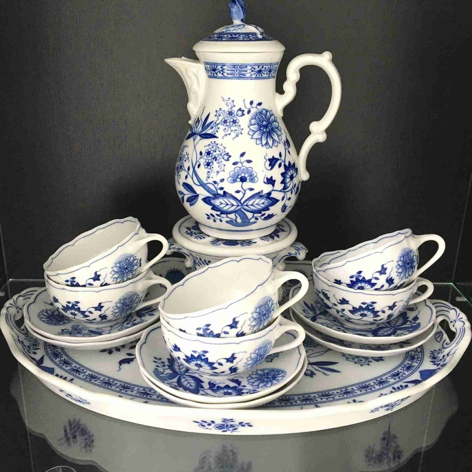 Blue Onion Serving Tray | Xl Platter | 1pcs| Hutschenreuther (Rosenthal) photo 170.0