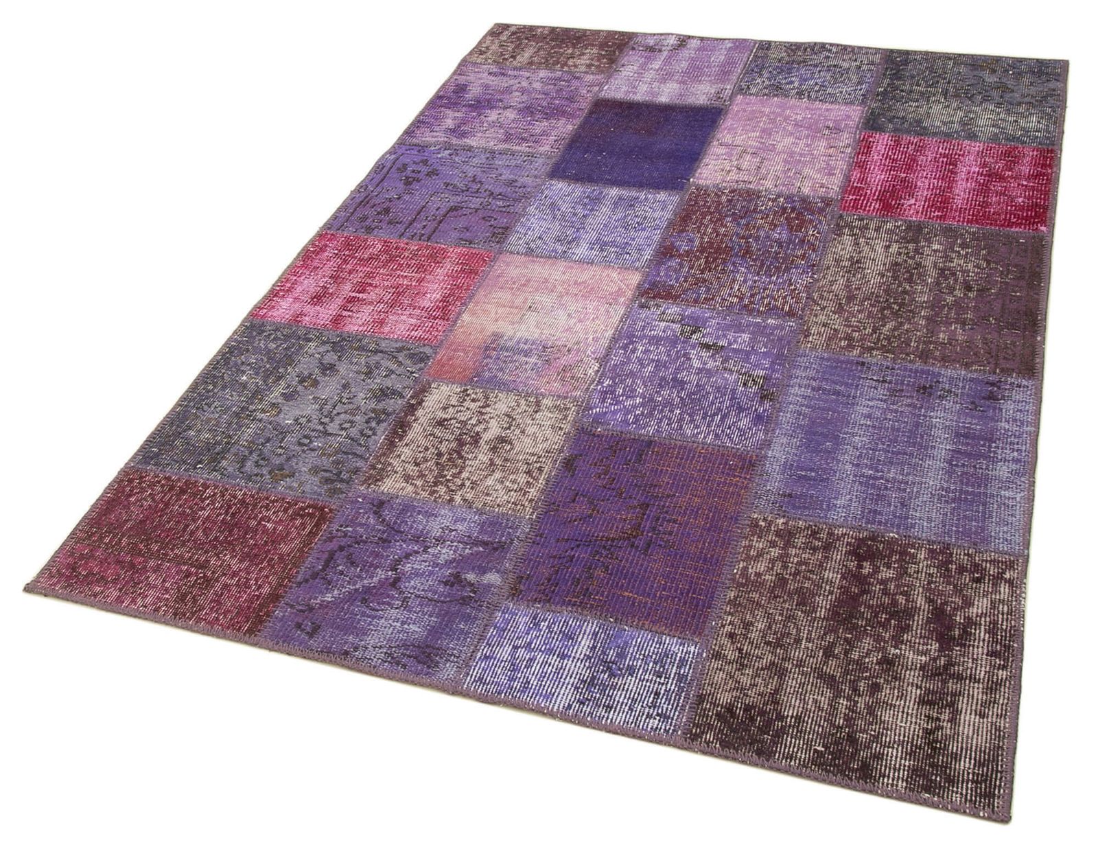 Purple Patchwork 133 X 200 Sku 32071 photo 240.0
