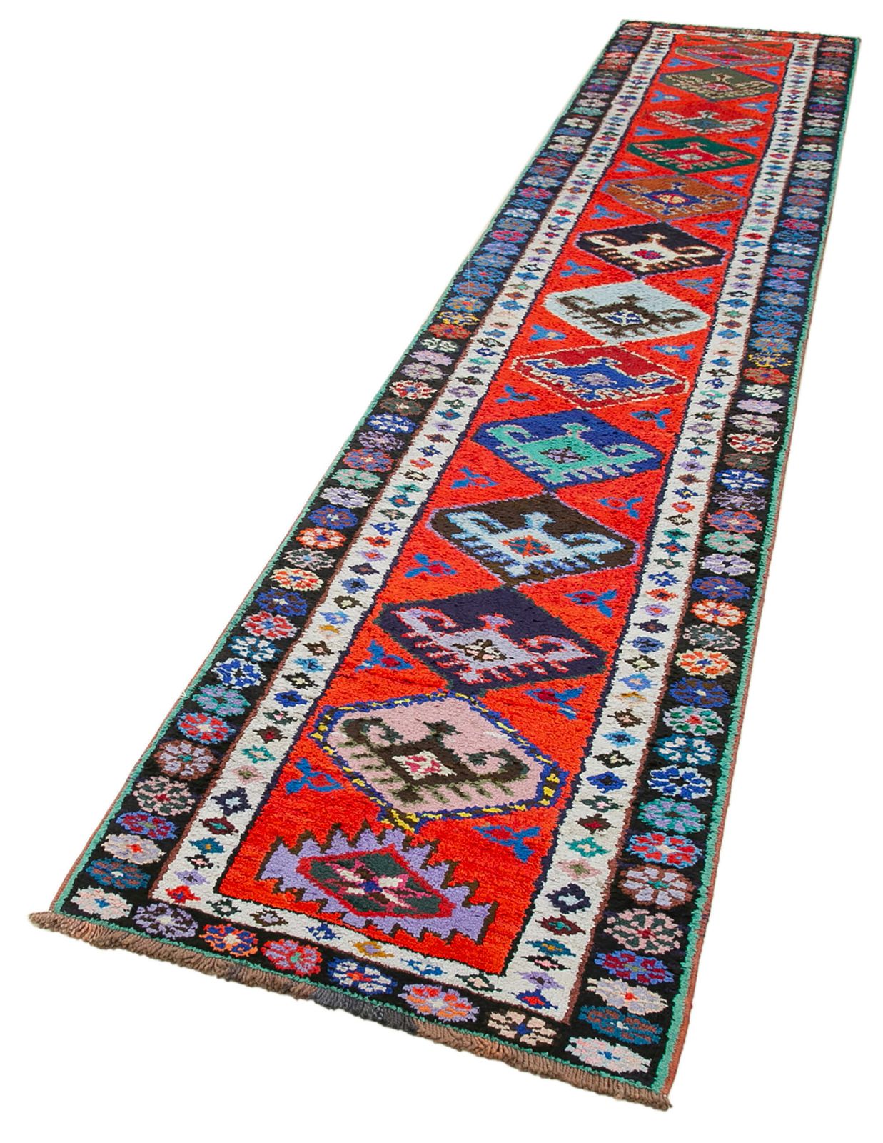 Vintage Herki Runner 396 X 80 Sku 32871 photo for sale