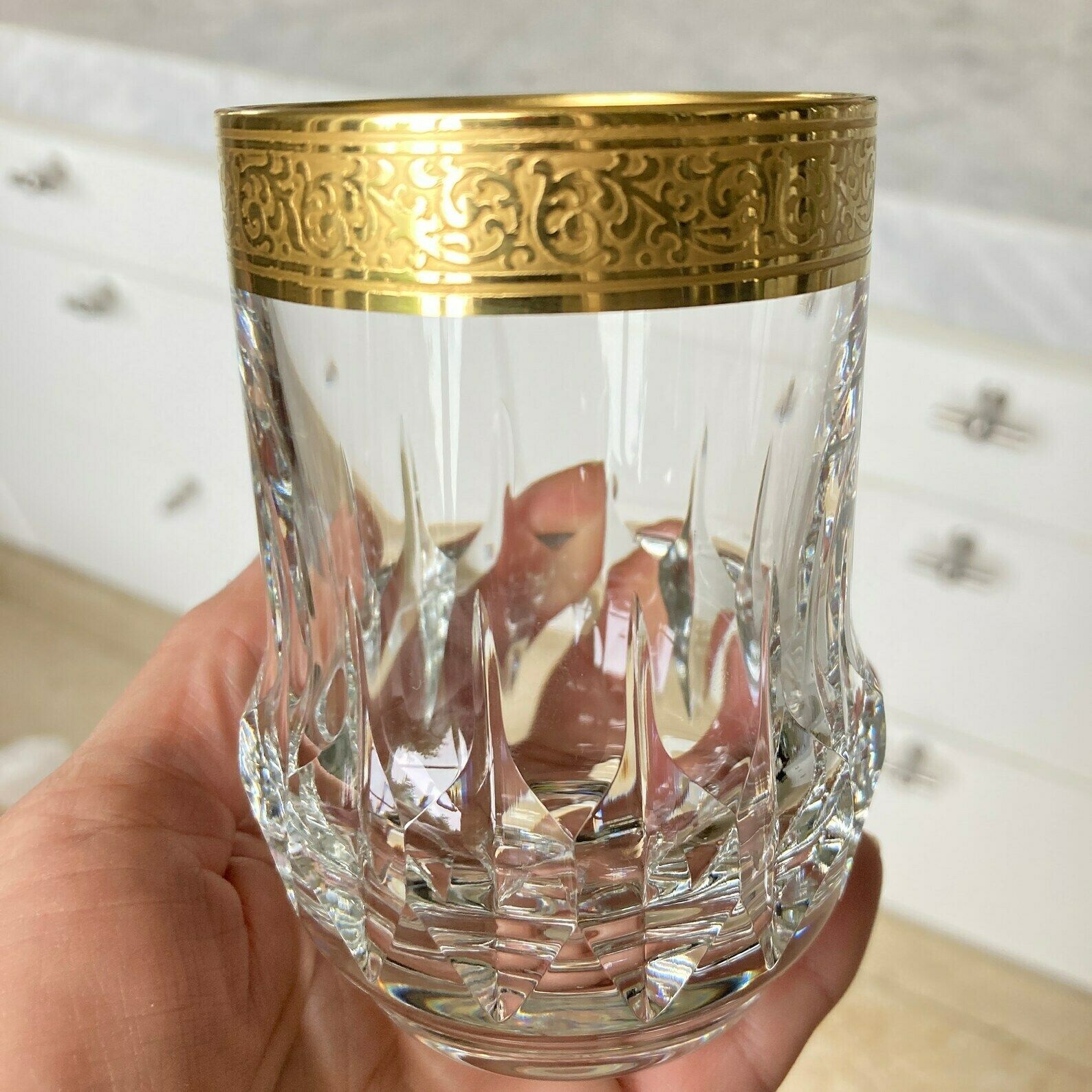 3x Kristallen Whiskeyglazen Hold Fast – Herr Von Poschinger Highball Glazen photo Woonaccessoires