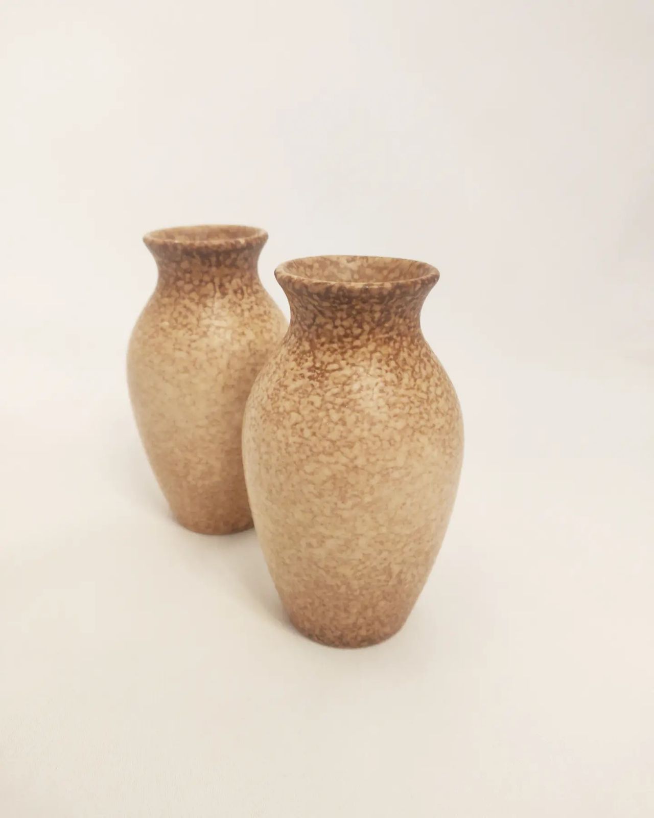 Pair Of Mid 20th Century Ceramic Vases By Gouda