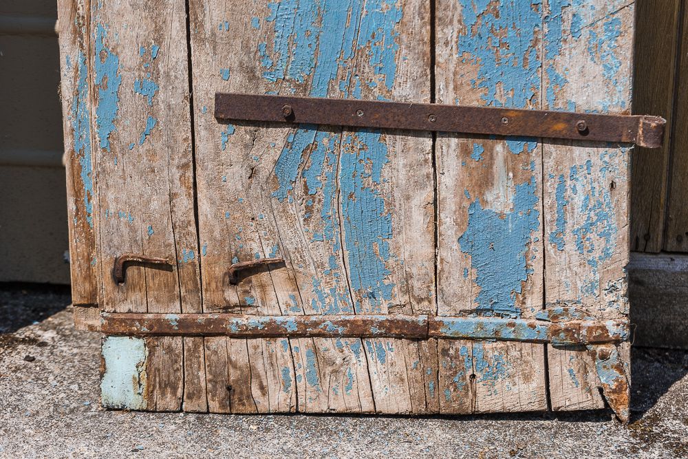 photo vinterior Pair Of Indian Hardwood Doors, 1900s