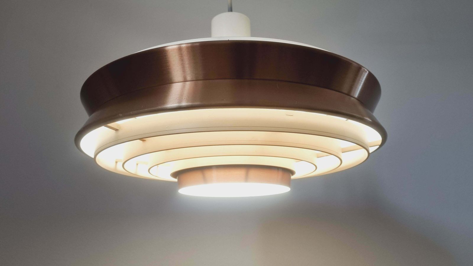 Midcentury Pendant Ufo In Style Of Jo Hammerborg, Denmark, 1970s photo furniture