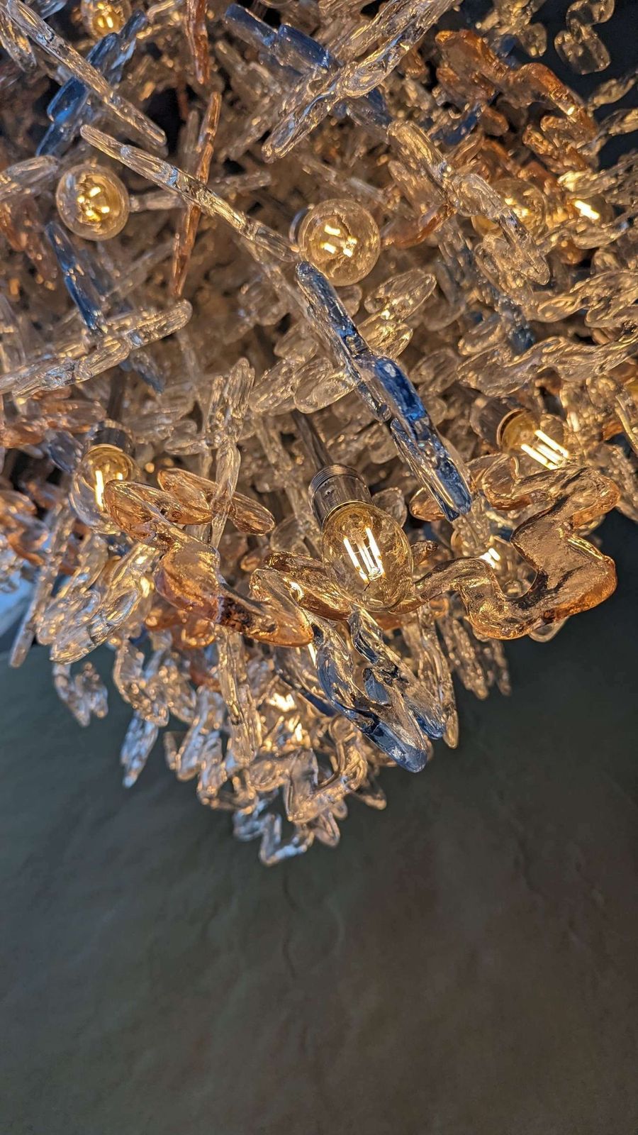 Giogali Glass Chandelier, 1960s photo 3900.0