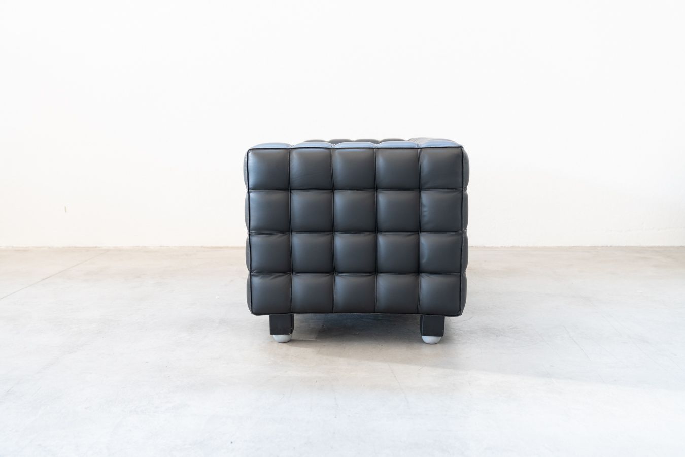 Kubus Sofas, Two Seater By Josef Hoffmann For Wittmann, 1980s, Set Of 4 photo vinterior