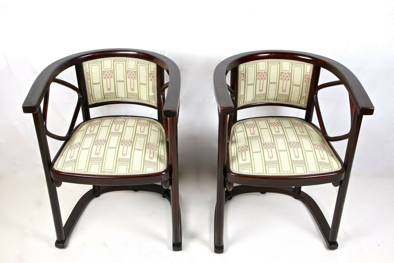 Art Nouveau Thonet Bentwood Salon Suite By Josef Hoffmann, Austria Ca. 1905 photo vintage