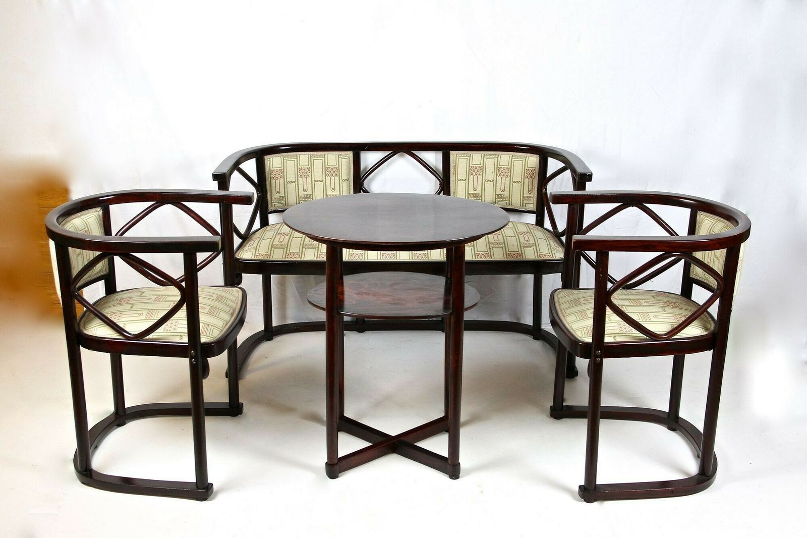 13150.0 Art Nouveau Thonet Bentwood Salon Suite By Josef Hoffmann, Austria Ca. 1905 photo