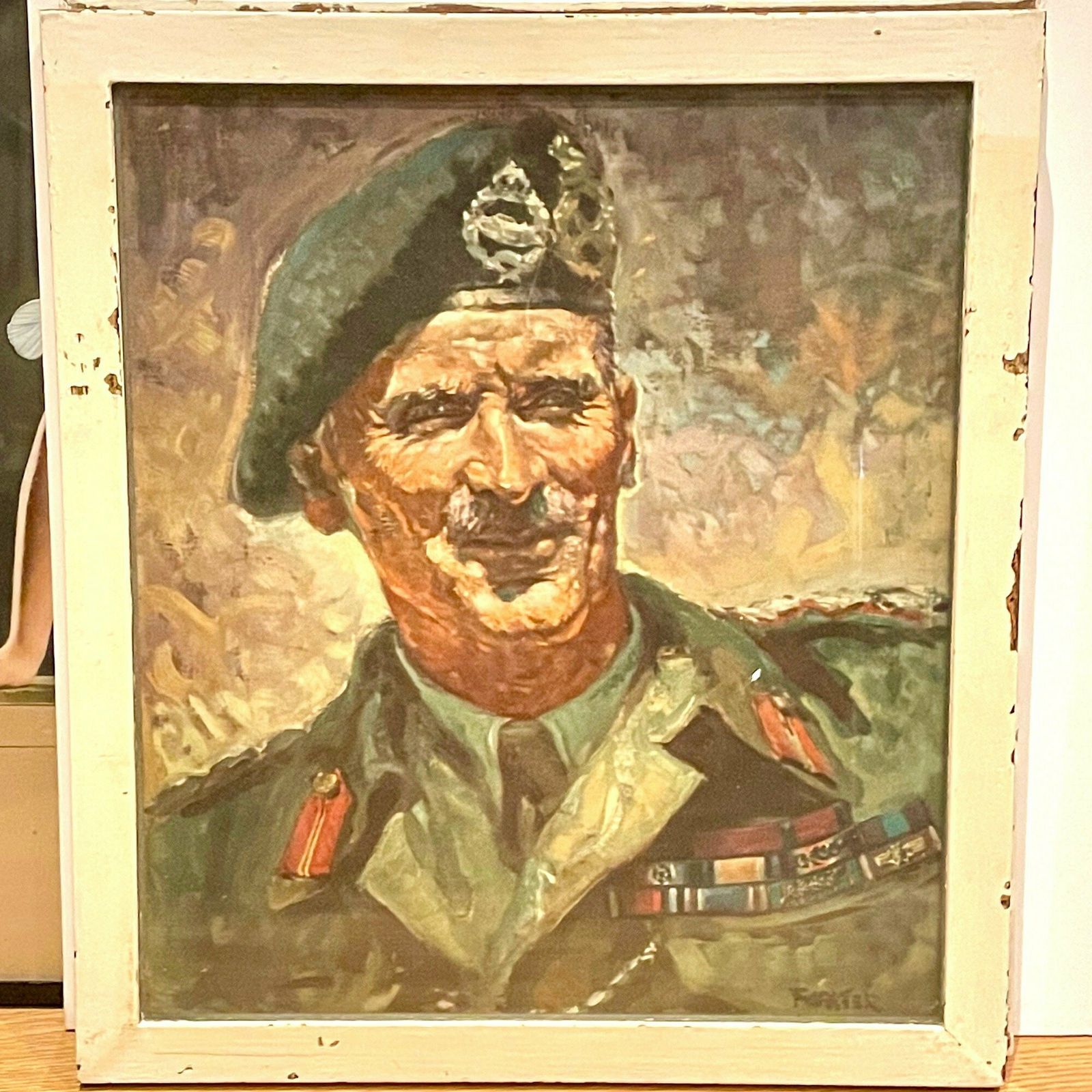 Pair Of Ww2 Military Portraits Montgomery And Tedder photo furniture
