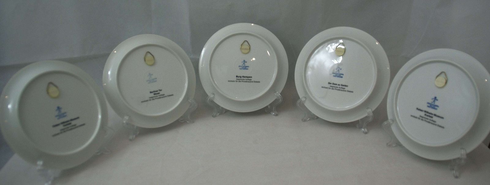 photo furniture Vintage Wall Plates, 2 Of Which In The Original Box, Nostalgic Collection Plates.