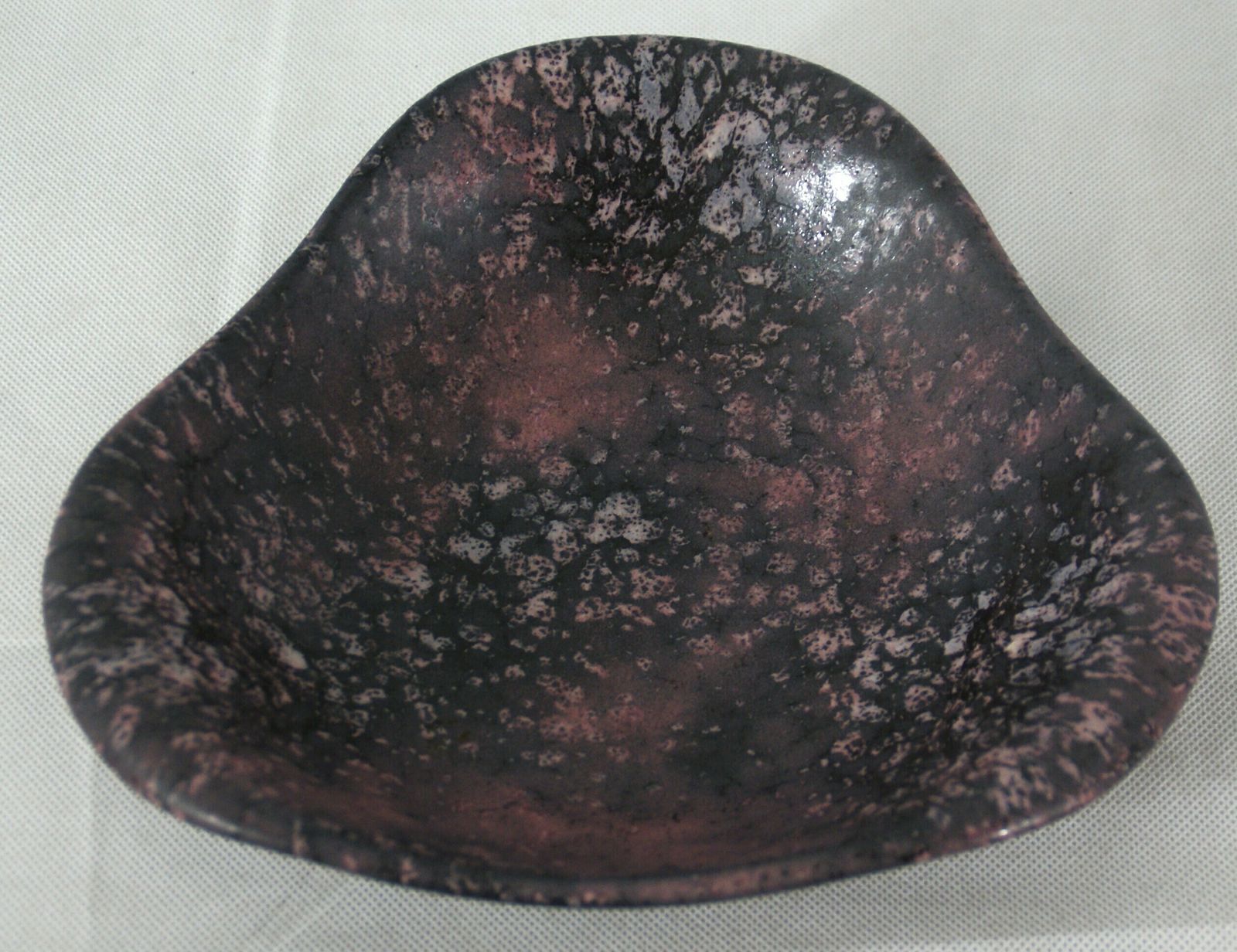 Vintage Lava Ceramic Plate, 1950s