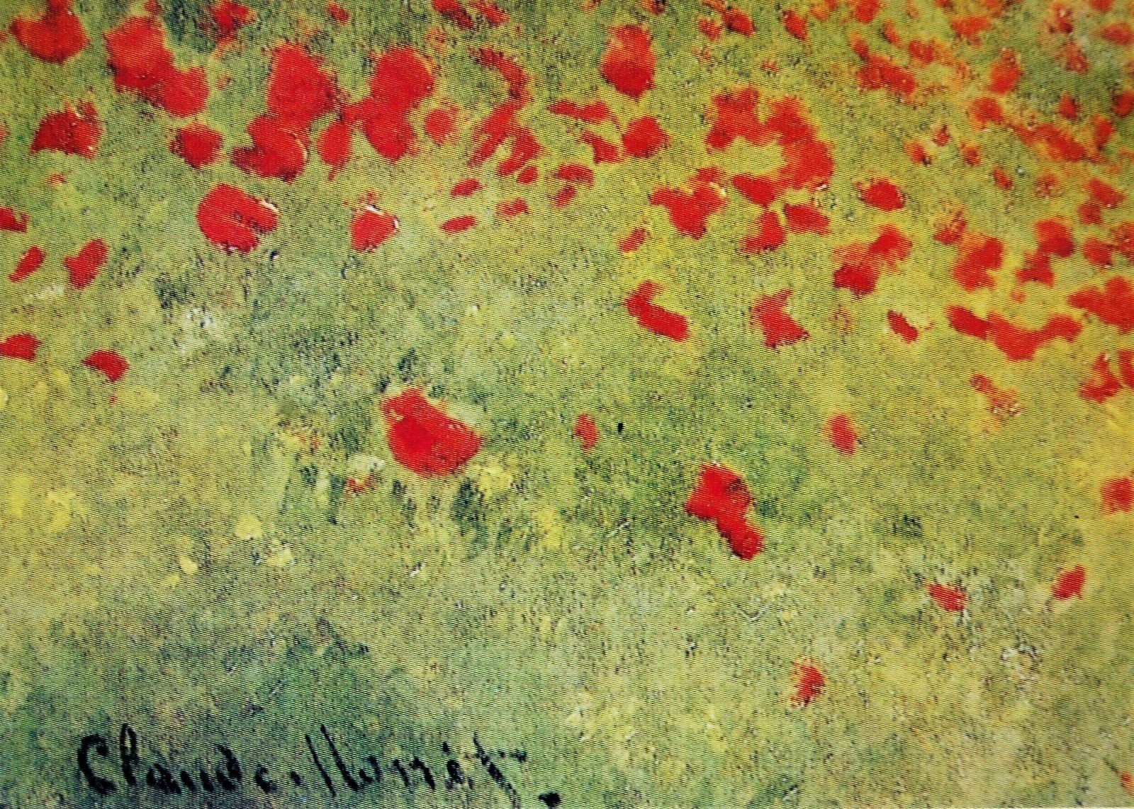The Poppy Field At Argenteuil, By Claude Monet, 1873 (Print Reply) photo Art
