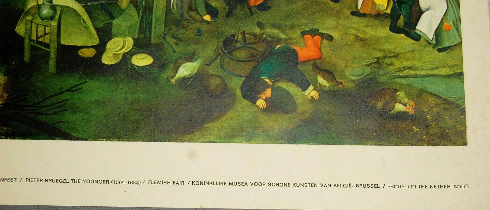 Flemish Fair   Pieter Brueghel The Younger .Vintage Poster photo vinterior