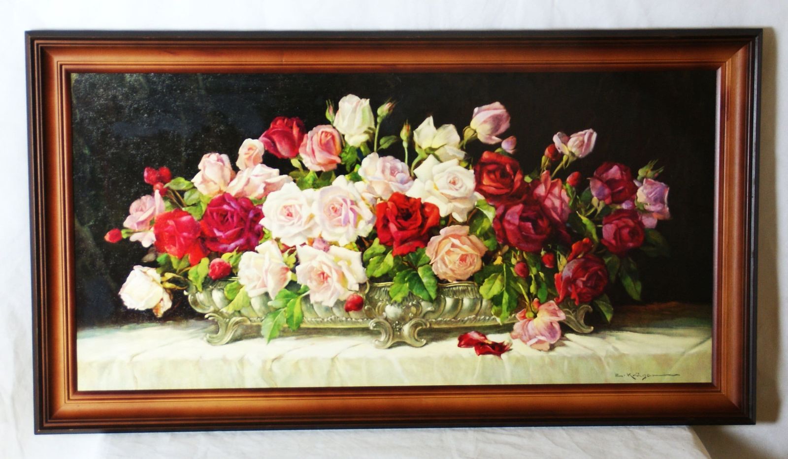 Still Life With Roses By Erich Krüger photo furniture