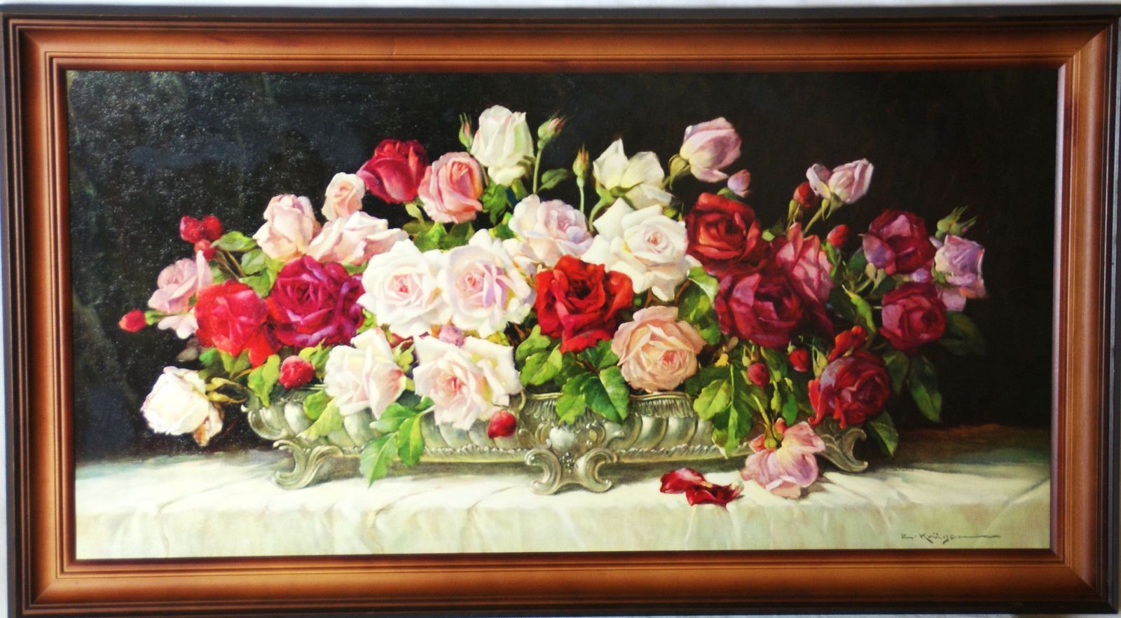 photo furniture Still Life With Roses By Erich Krüger
