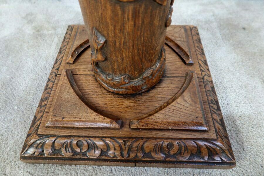 Home Decor Oak Column, Art Nouveau – 1920 photo