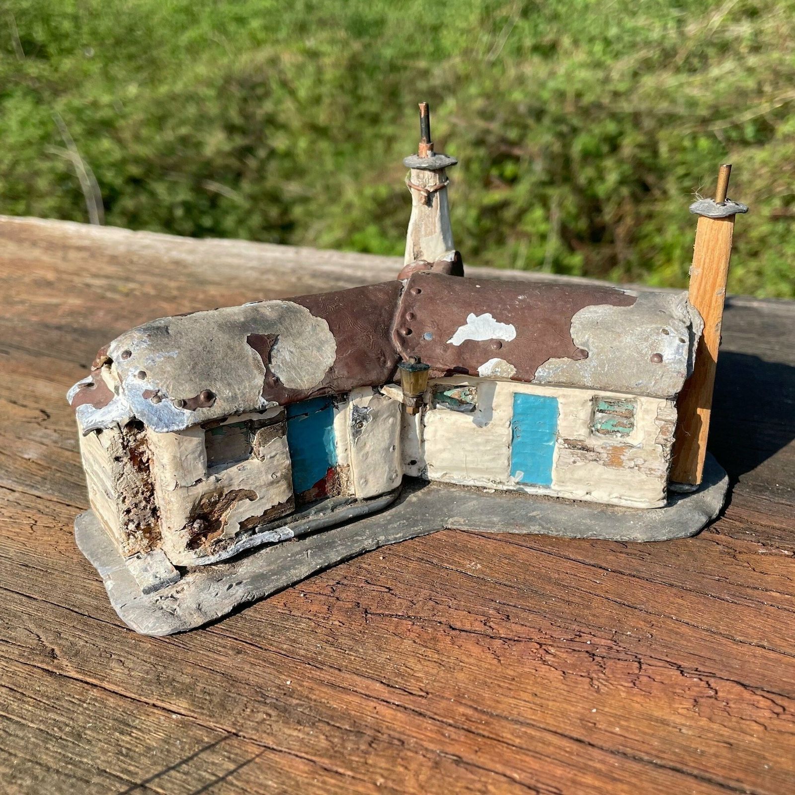 Mid Century Folk Art Farm, 1930s photo vinterior