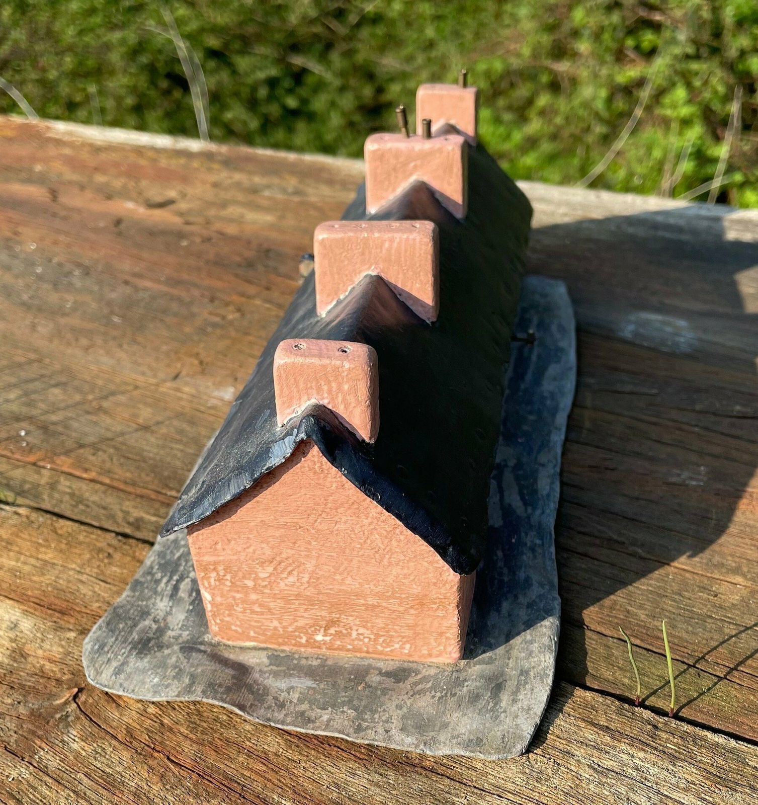 Mid Century Folk Art Quarryman's Cottages photo Home Decor