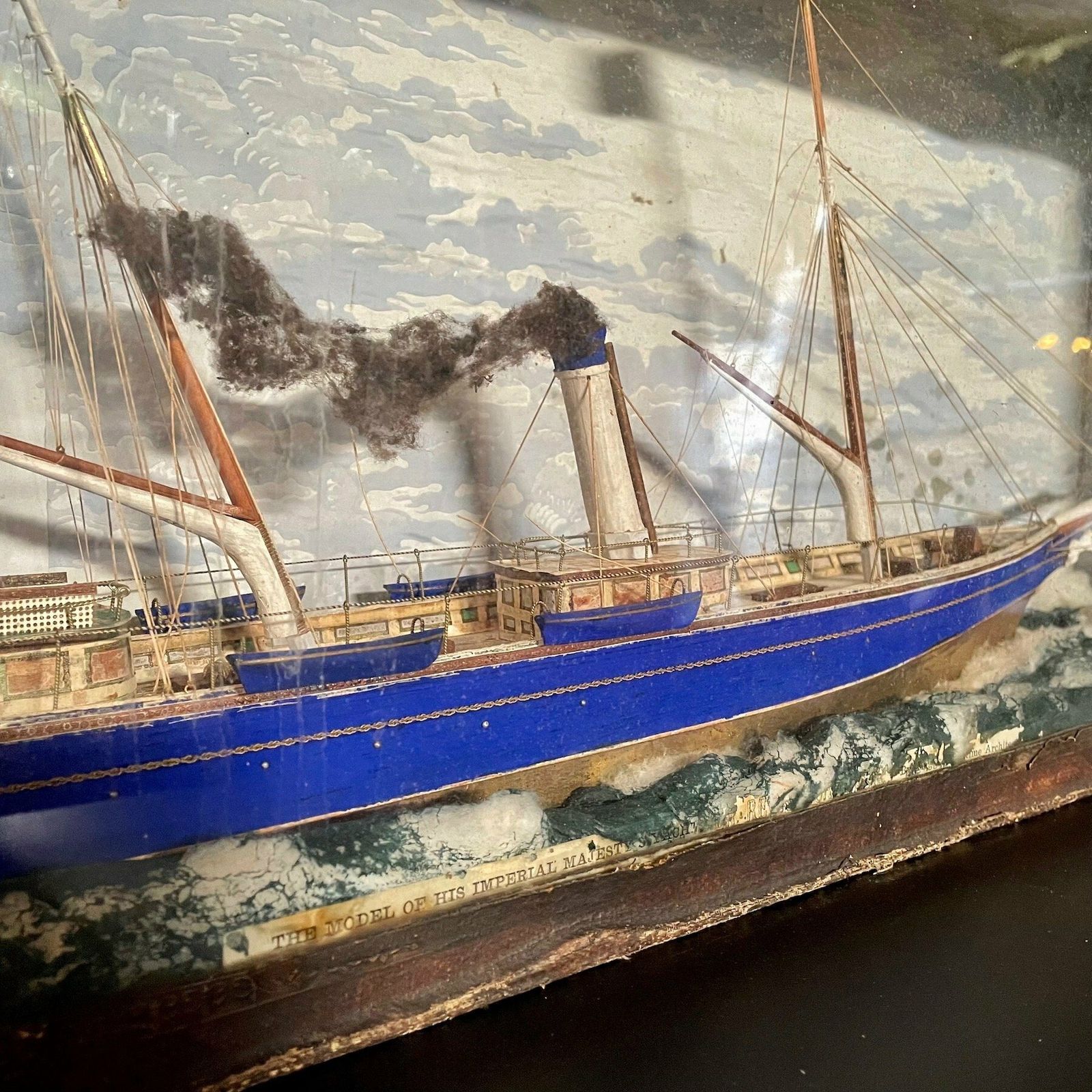 A Diorama Model Of An Imperial Yacht photo furniture