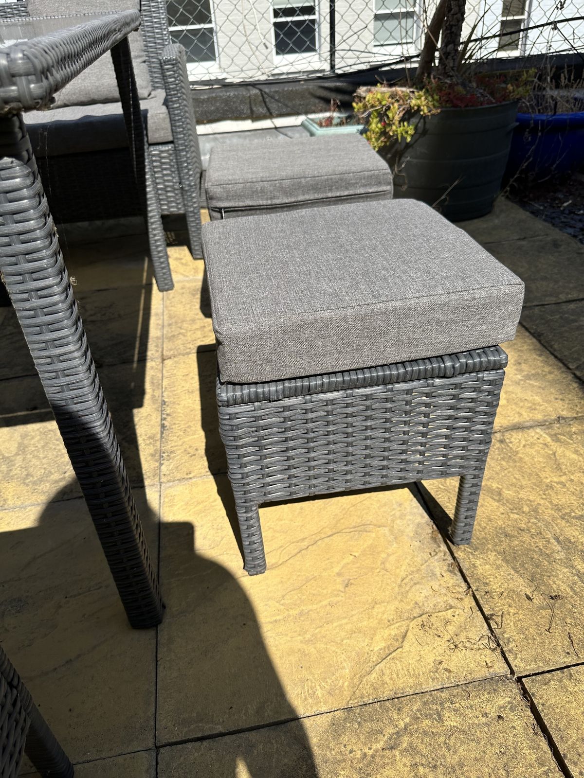Rattan Garden Furniture (As New)   8 Seater photo furniture