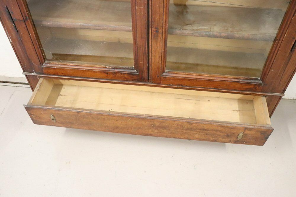 19th Century Poplar Wood Bookcase photo Furniture