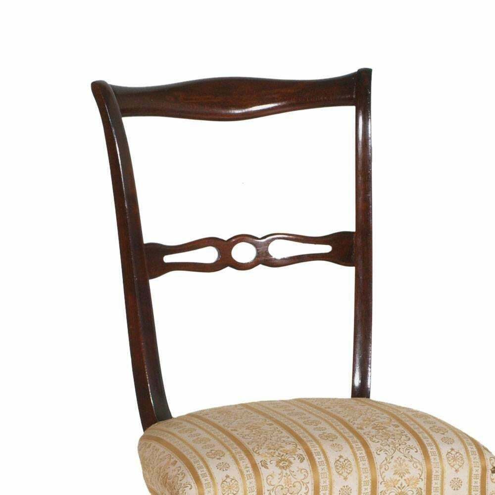 Pair Of Early 20th Century Side Chairs In Mahogany , Vittorio Dassi Attributed photo 3029.32