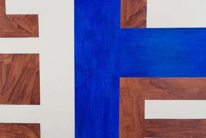 Harry Sandberg, Swedish Artist. Abstract Composition. Oil On Board. 1968 photo Art