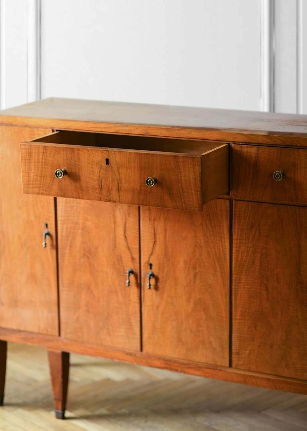 photo for sale 1930 40 Wooden Sideboard In "Twentieth Century" Style